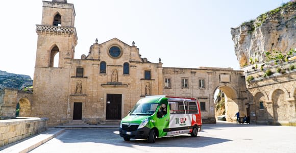 Matera: Open Top Bus Tour with Entrance to Casa Grotta