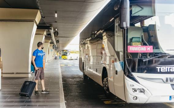 From Fiumicino Airport: Direct Bus Transfer to Rome Termini