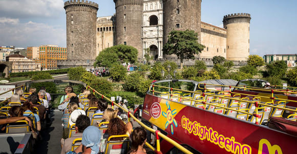Visite en bus touristique à arrêts multiples de Naples, 24 h