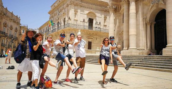Von Catania: Syrakus, Ortygia & Noto-Tour mit Tickets