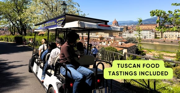 Florence Panoramic Views Official Golf Car City Tour