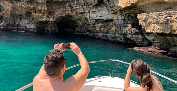 Depuis Bari : excursion en bateau et temps libre à Polignano a Mare