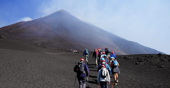 Etna: Guided Summit Hiking Tour up to 3400m, Optional Pickup