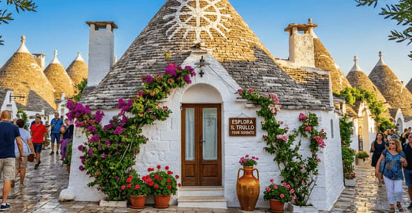 Brindisi: Alberobello, Locorot, Ostuni, guided tour & Brunch