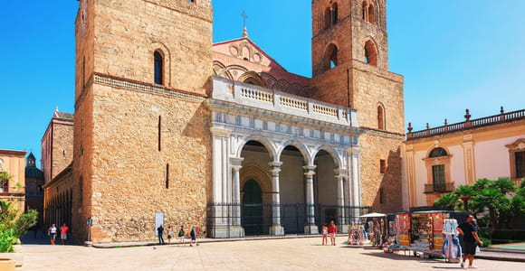 Ab Palermo: Selbstgeführte Tour in Monreale mit Van-Transfer (hin und zurück)