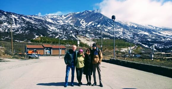 From Taormina, Naxos, & Letojanni: Mount Etna Half-Day Trip