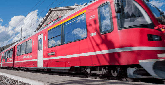 From Bergamo: Ticket to St. Moritz on the Bernina Red Train