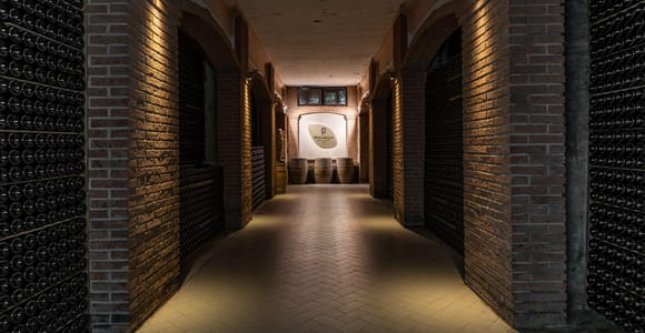 Brescia: cata de vino de Franciacorta en una bodega histórica