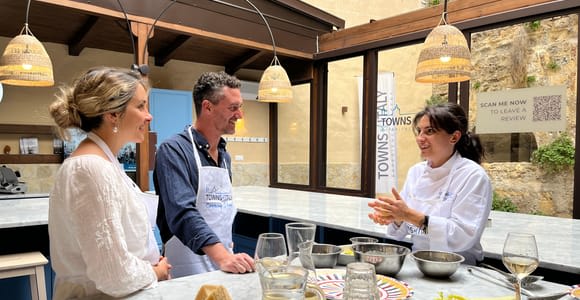 Palermo: Pasta and Gelato Making Class with Dinner and Wine