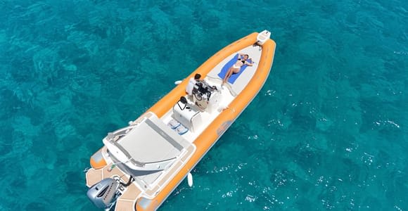 Palermo: Boat Tour Mondello, Capo Gallo Reserve, with drink