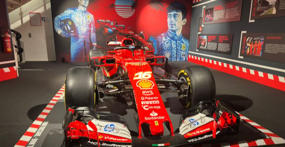From Bologna: Ferrari Museums, Factory Tour and F1 Simulator