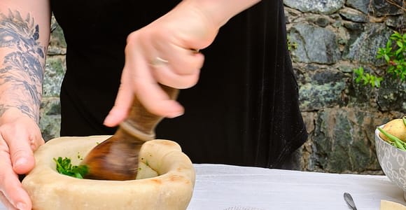Levanto, Cinque terre: Fresh Pasta and Pesto cooking class