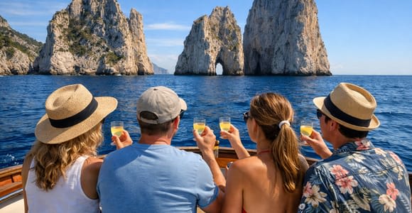 Capri Boat Experience: Sea Caves, Swimming and Limoncello