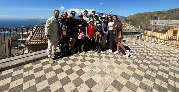 Taormina i Castelmola: prywatna wycieczka nadmorska z portu w Mesynie