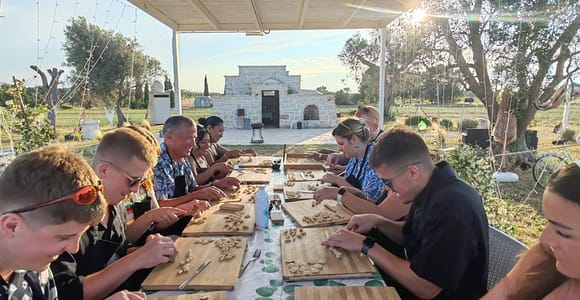 Brindisi: Kurs makaronu z kolacją i degustacją oliwy z oliwek z pierwszego tłoczenia