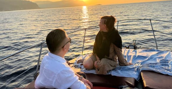 Bootstour bei Sonnenuntergang in Palermo