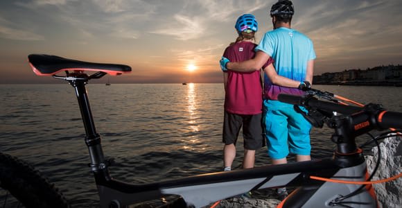 Piran: bici eléctrica y aperitivo en Istria