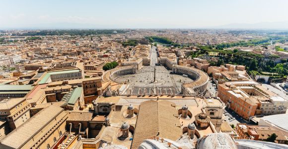 Rom: Petersdom, päpstliche Gräber und Kuppelbesteigungstour