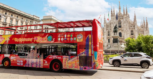Milan: City Sightseeing Hop-On Hop-Off Bus with Audio Guide