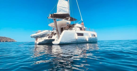Salento: Sailing Catamaran Tour from Leuca with Aperitif