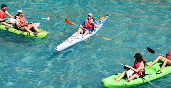 Roca Vecchia: Kayak and Canoe Tour to La Grotta della Poesia