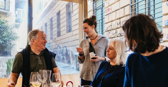 Palermo: Weinverkostung mit Snacks in der Bottega Monteleone
