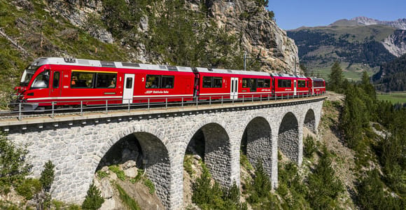 From Milan: Bernina Train and St. Moritz Day Trip