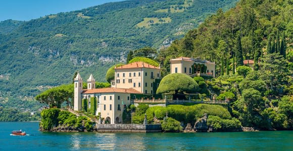Lenno: Einzelfahrt mit dem Boot + VIP-Zugang zu den Gärten der Villa Balbianello
