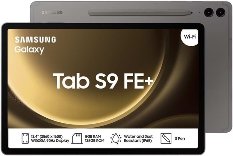 Galaxy S9 FE+ X610 128GB Wi-Fi Only 12.4-Inch Tablet, Grey