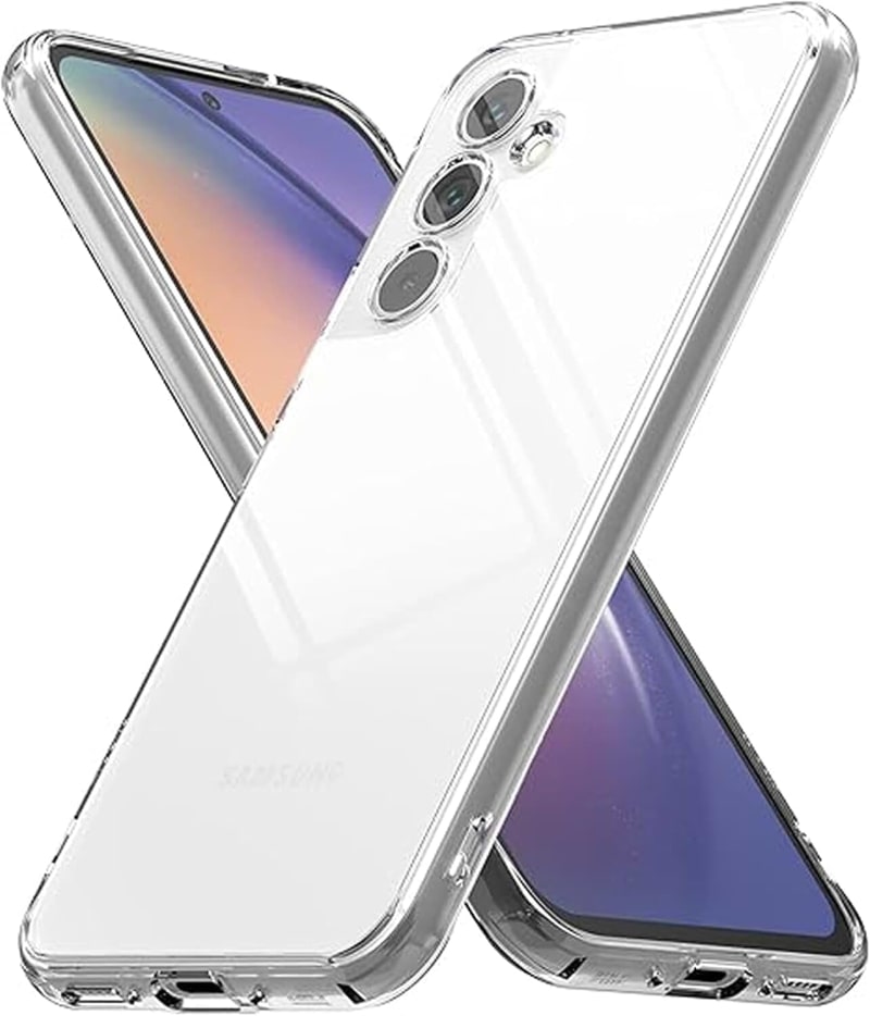 Case Compatible with Samsung Galaxy A54 5G – Crystal Clear Slim TPU Cover, Shockproof Flexible Bumper Protection, Anti-Yellowing Scratch-Resistant Lightweight