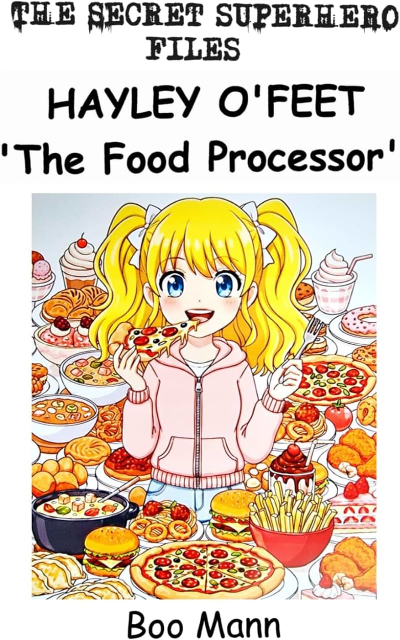 Hayley O'Feet 'The Food Processor': Hayley O'Feet Really Can Eat...there has never really been any doubt...but can 'eating' really be a 'Superpower' A Funny laugh out loud read.