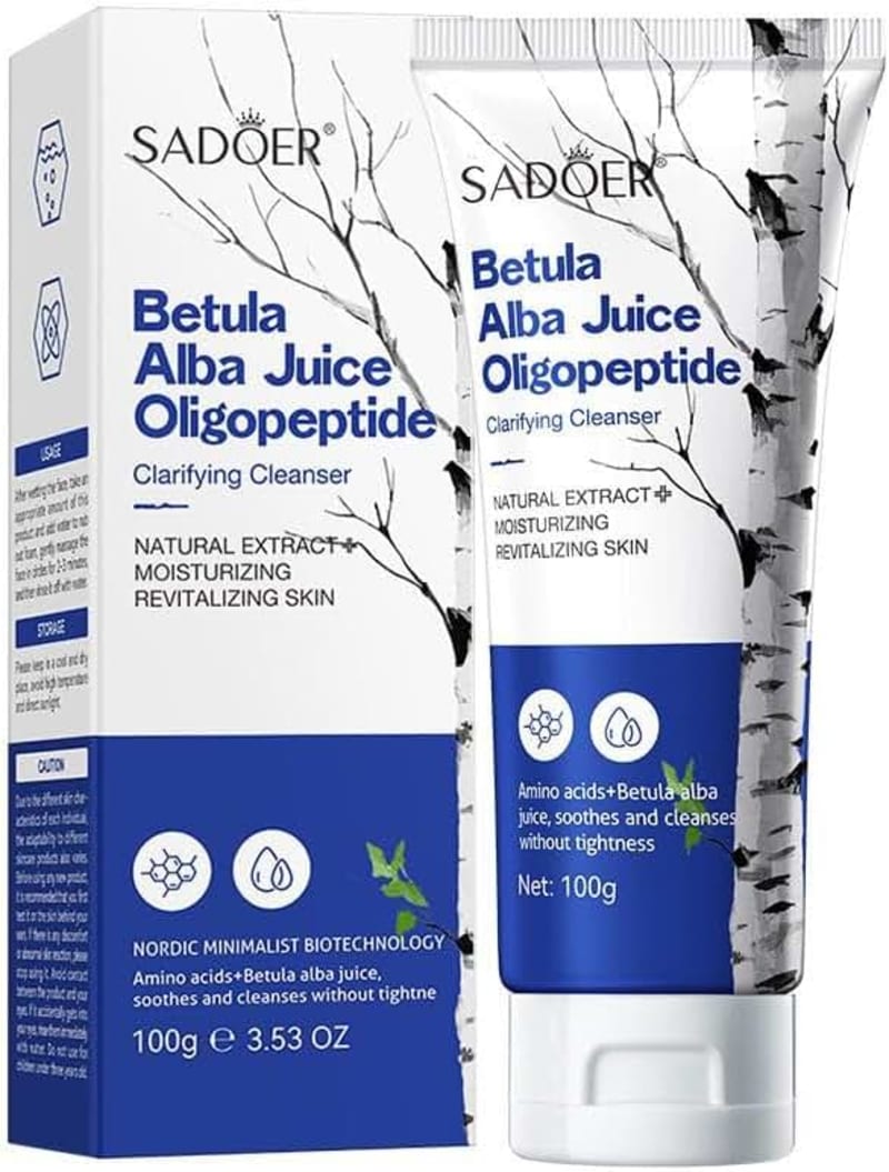 SADOER Betula Alba Juice Oligopeptide Clarifying Cleanser