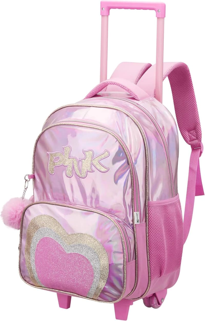 Quest Mirror-Glitz Trolley Backpack, Pink