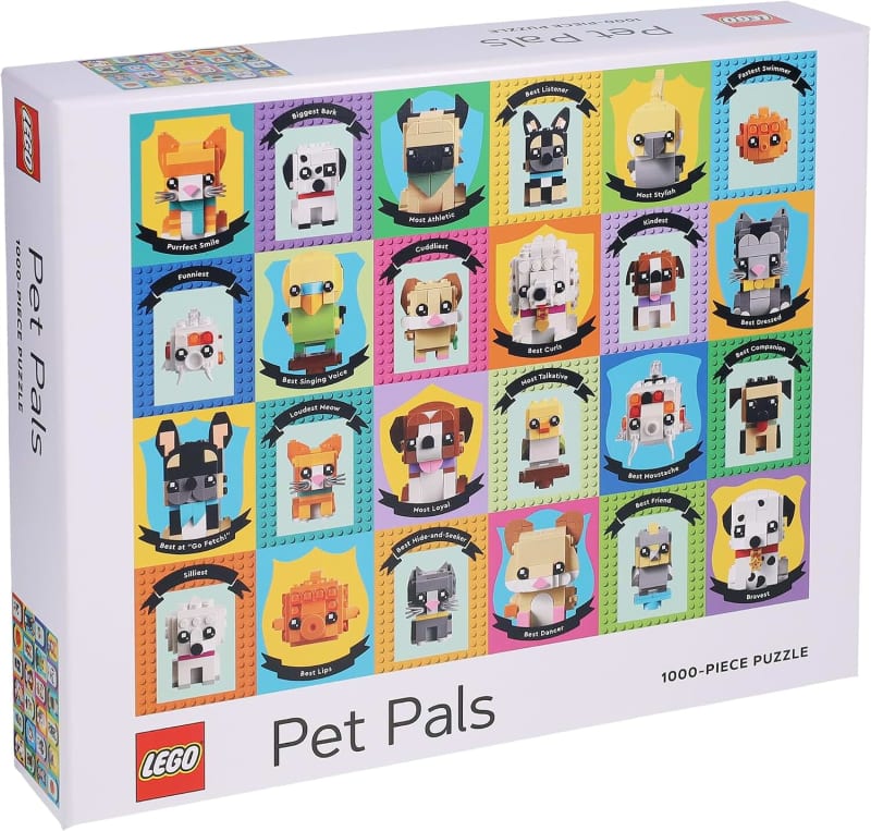 Chronicle Books 9781797227429 LEGO Pet Pals, 1000-Piece Puzzle