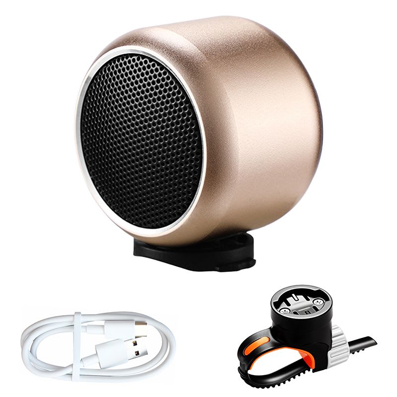 Rugged Waterproof Bluetooth Bicycle Speaker Secure Handlebar Mount Alloy