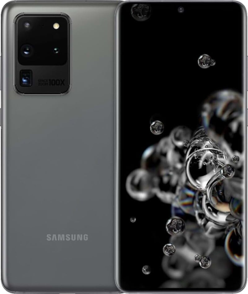 Galaxy S20 Ultra, 128GB, Cosmic Gray - Fully Unlocked (Renewed)
