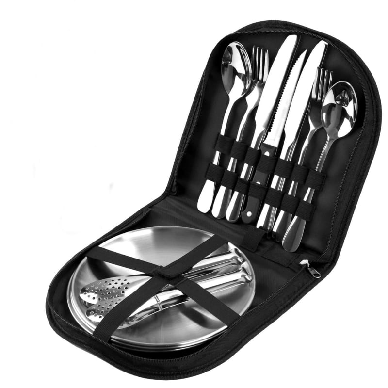 Silverware Kit Utensil Picnic Set For 2