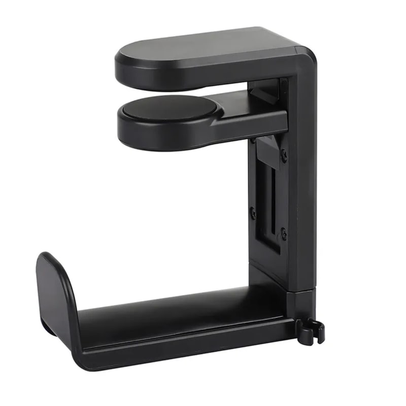 Punch-free Hook Head-mounted Earphone Rack 360 Degree BracketStorage