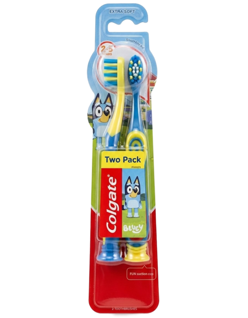 Colgate Kids Bluey 2-5 Toothbrush 2pk