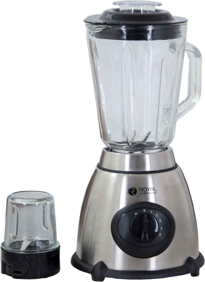 Royal Homeware 1.5L Glass Blender and Chopper