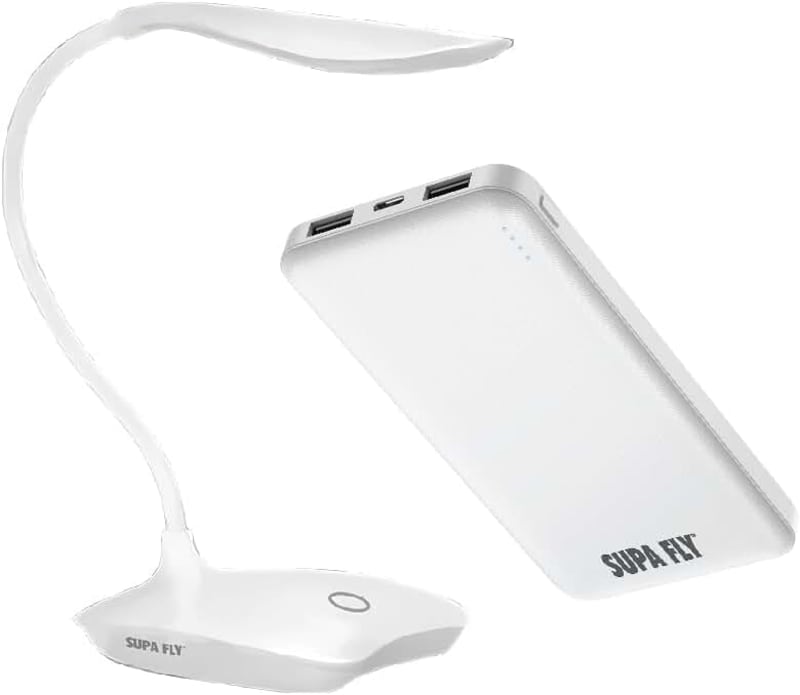 Supa Fly 2-in1 Power Bank & Desk Lamp Combo Deal | 10000mAh Dual Port Power Bank
