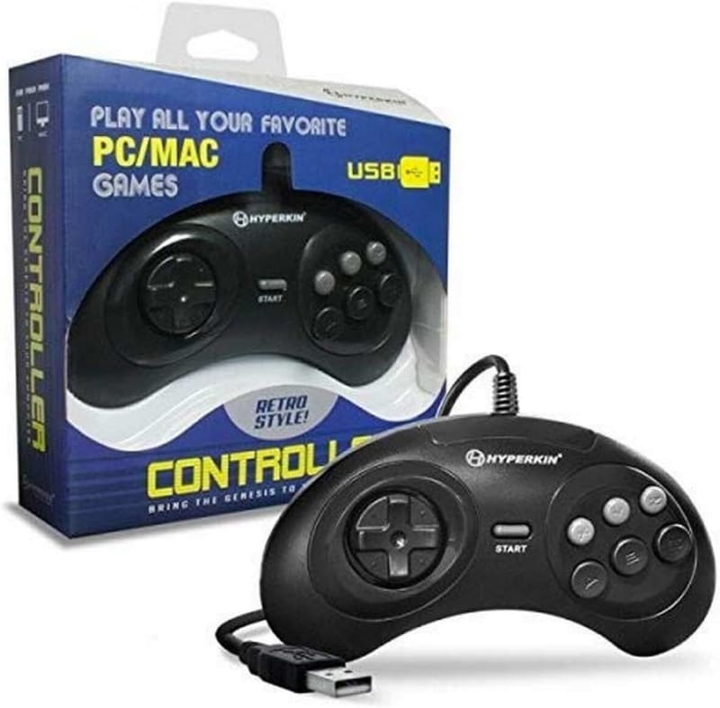 Hyperkin GN6 Premium Sega Genesis USB Game Controller for PC/Mac