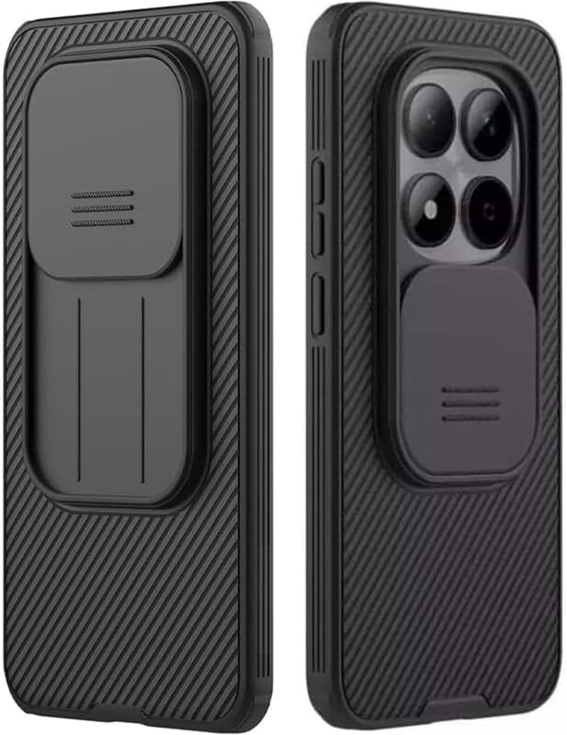 Nillkin CamShield Pro Case for Redmi Note 15 Pro, 6.83 Inch, Slide Camera Cover, Military Grade Drop Protection, Ultra-Thin Shockproof Bumper, Black