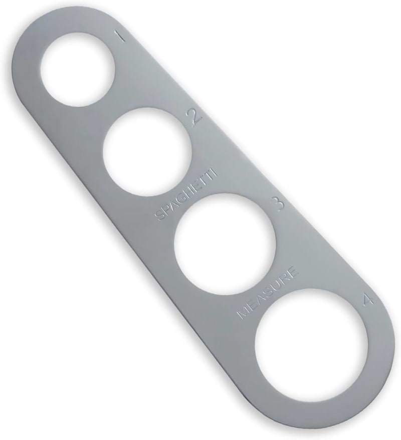 Stainless Steel Spaghetti Measurer Tool Quick Pasta Measuring Tool for Kitchen Cooking Tool (Silver, 1pcs)