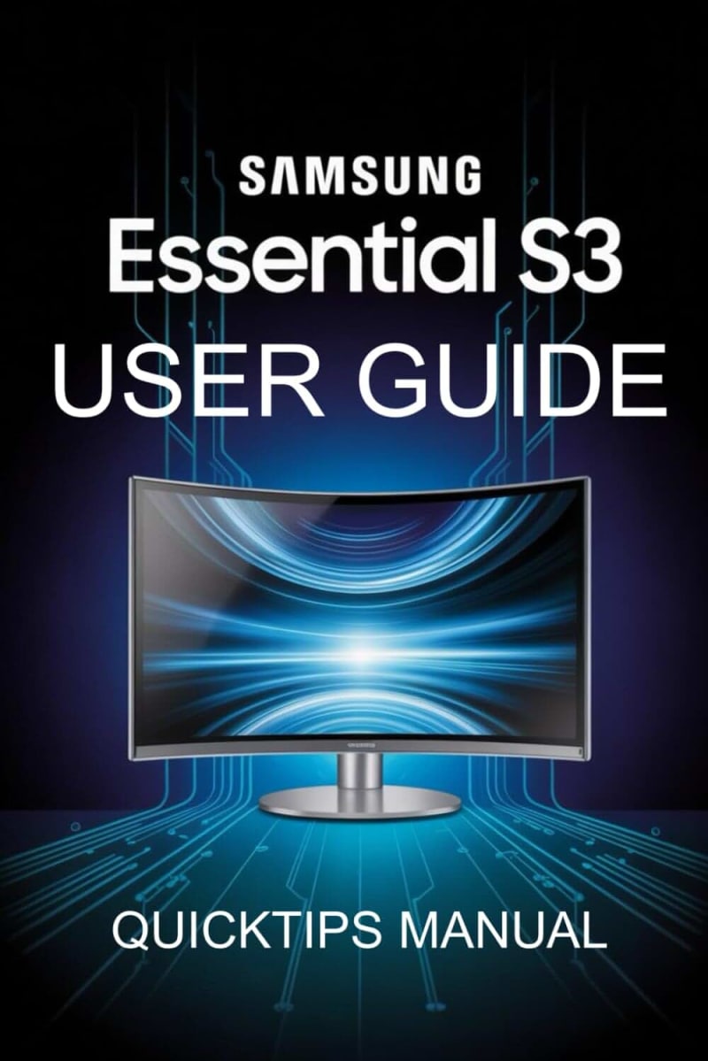 Samsung Essential S3 Curved Monitor Made Simple(USER MANUAL): A Step-by-Step User Guide for Beginners and Pros