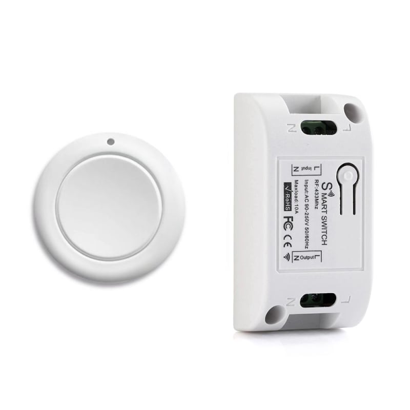 Smart Home Wireless Light Switch Rf 433 Mhz Remote Control Ac 110V