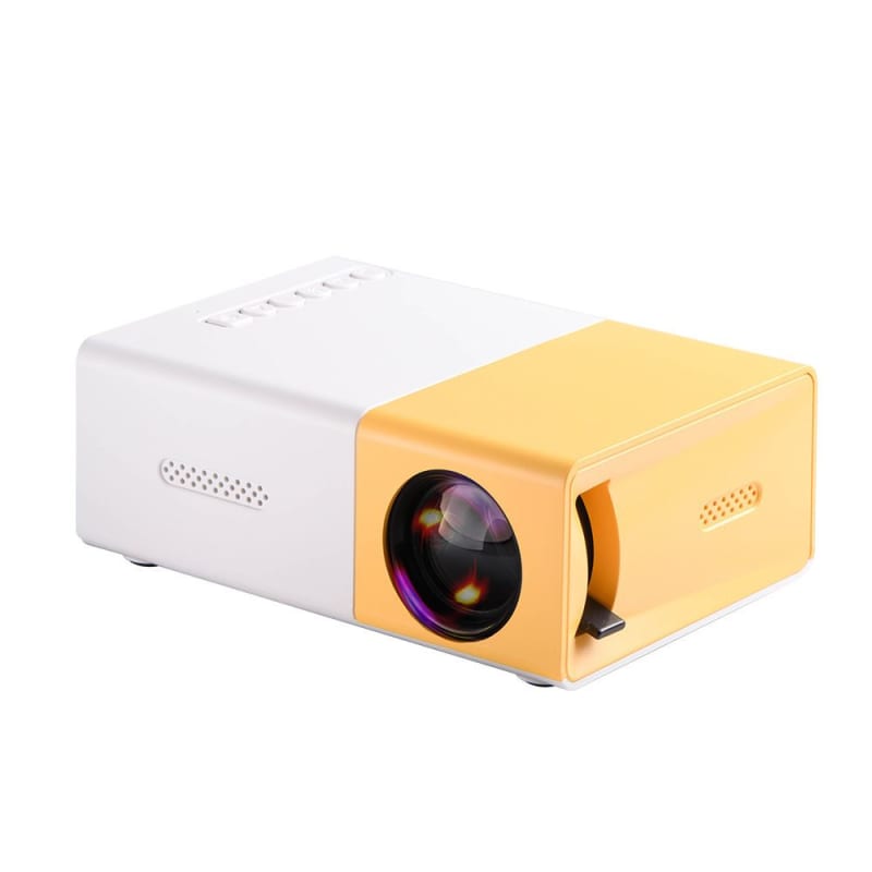 Smart White And Yellow High-Definition Projector