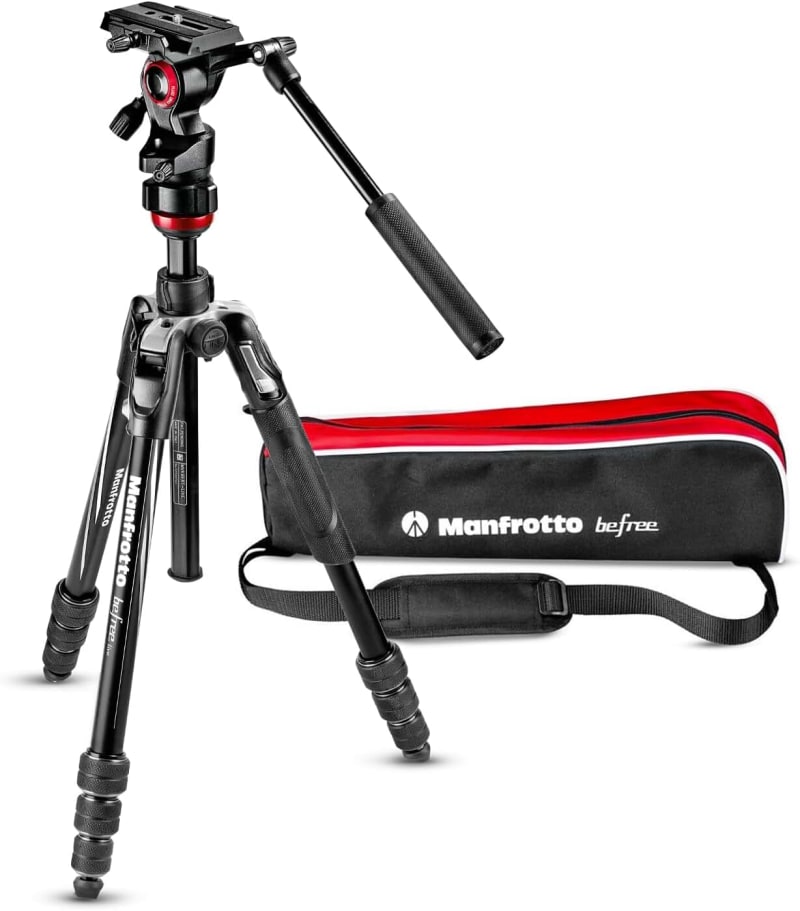 Manfrotto MVKBFRT-LIVE Befree Aluminum Live Twist Tripod with Video Head