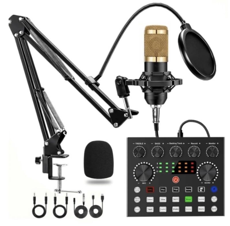 Sound Master Pro Dual Channel Mic & Audio Mixer With Built-In Sound Card