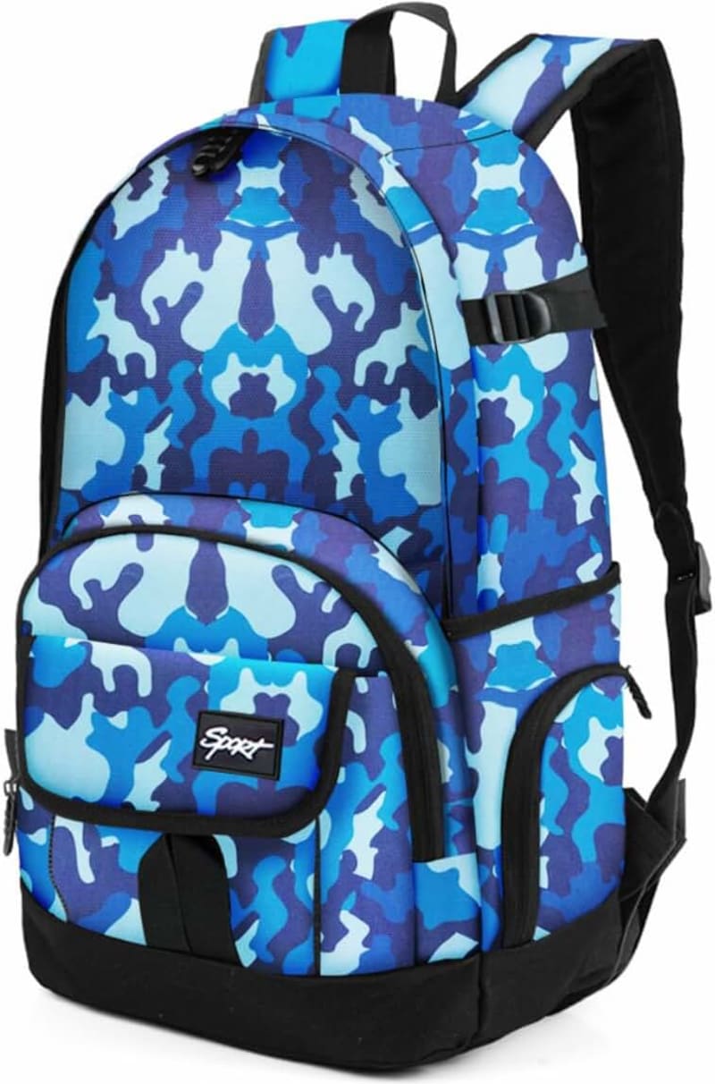 School Backpack Travel Bag for Men & Women Lightweight College Back Pack with Laptop Compartmen
